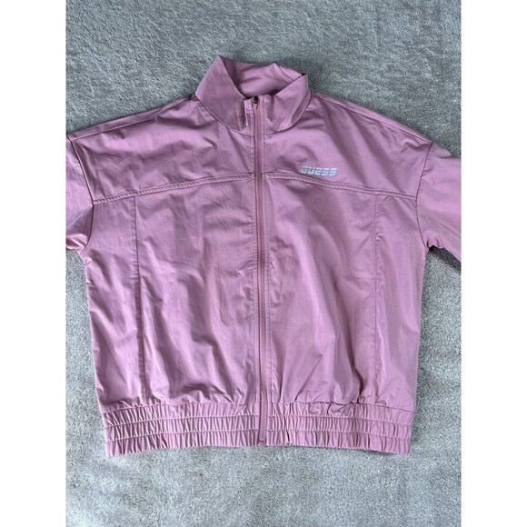 Guess Women’s  pink bomber jacket Size-large - Picture 6 of 16